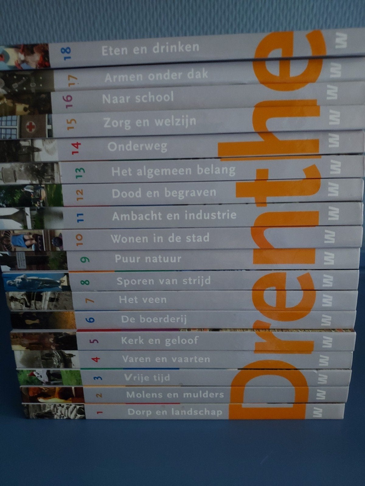 Drenthe serie - Complete set van 18 boeken over Drenthe, Ophalen of Verzenden, 20e eeuw of later, Zo goed als nieuw, Diverse auteurs