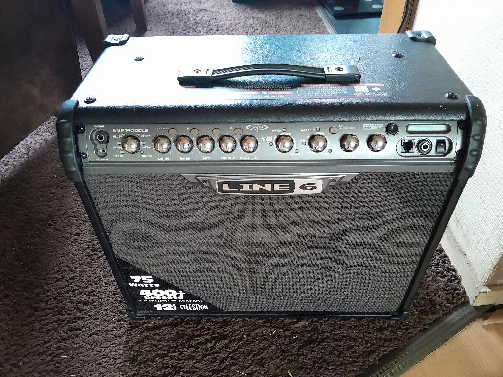 Line 6  Gitaarversterker 75 Watt zgan, Ophalen, Zo goed als nieuw, Gitaar, 50 tot 100 watt
