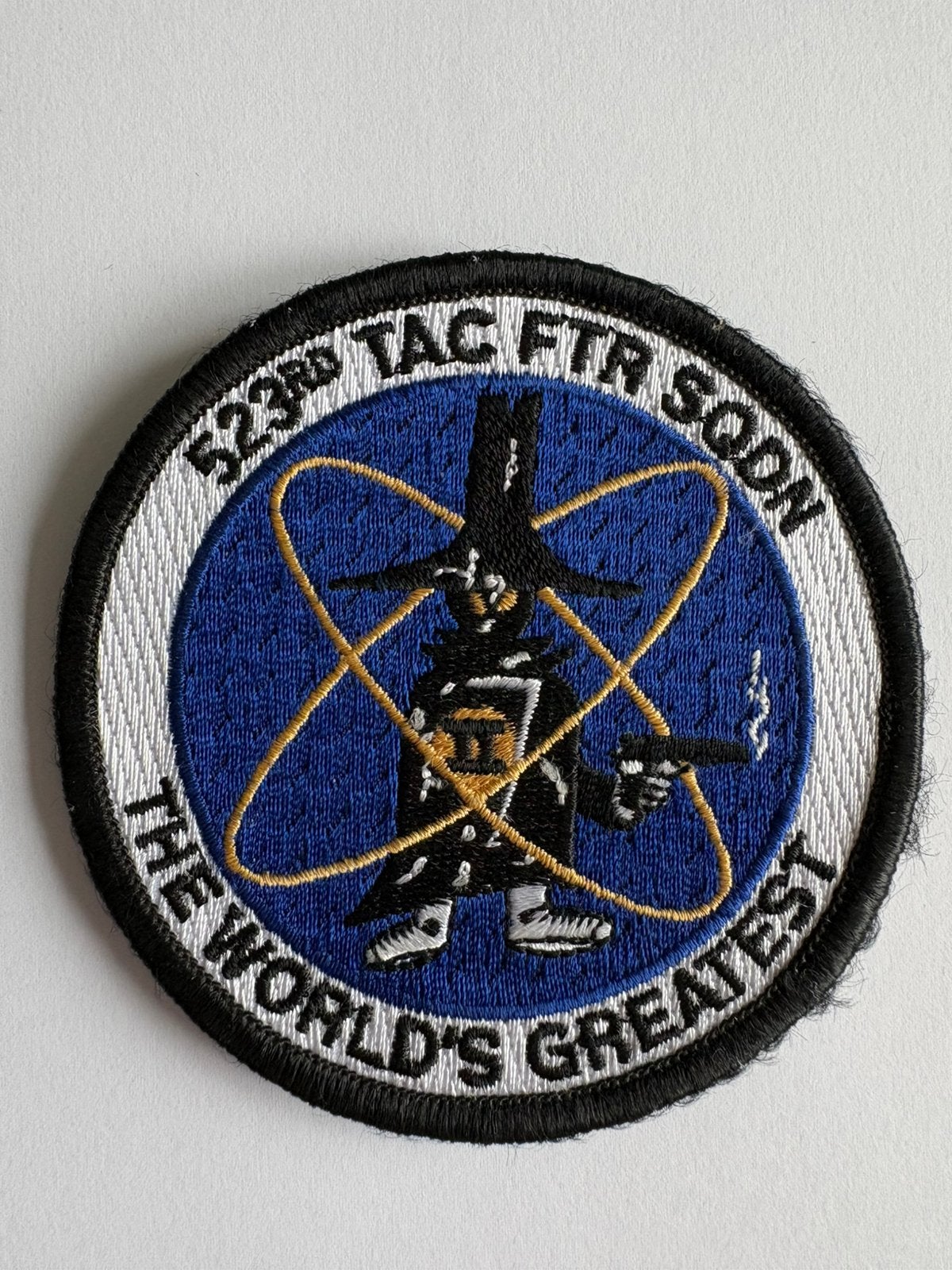 USAF 523 TACTICAL FTR SQ , F-4 PHANTOM patch, Ophalen of Verzenden, Luchtmacht, Nederland, Embleem of Badge