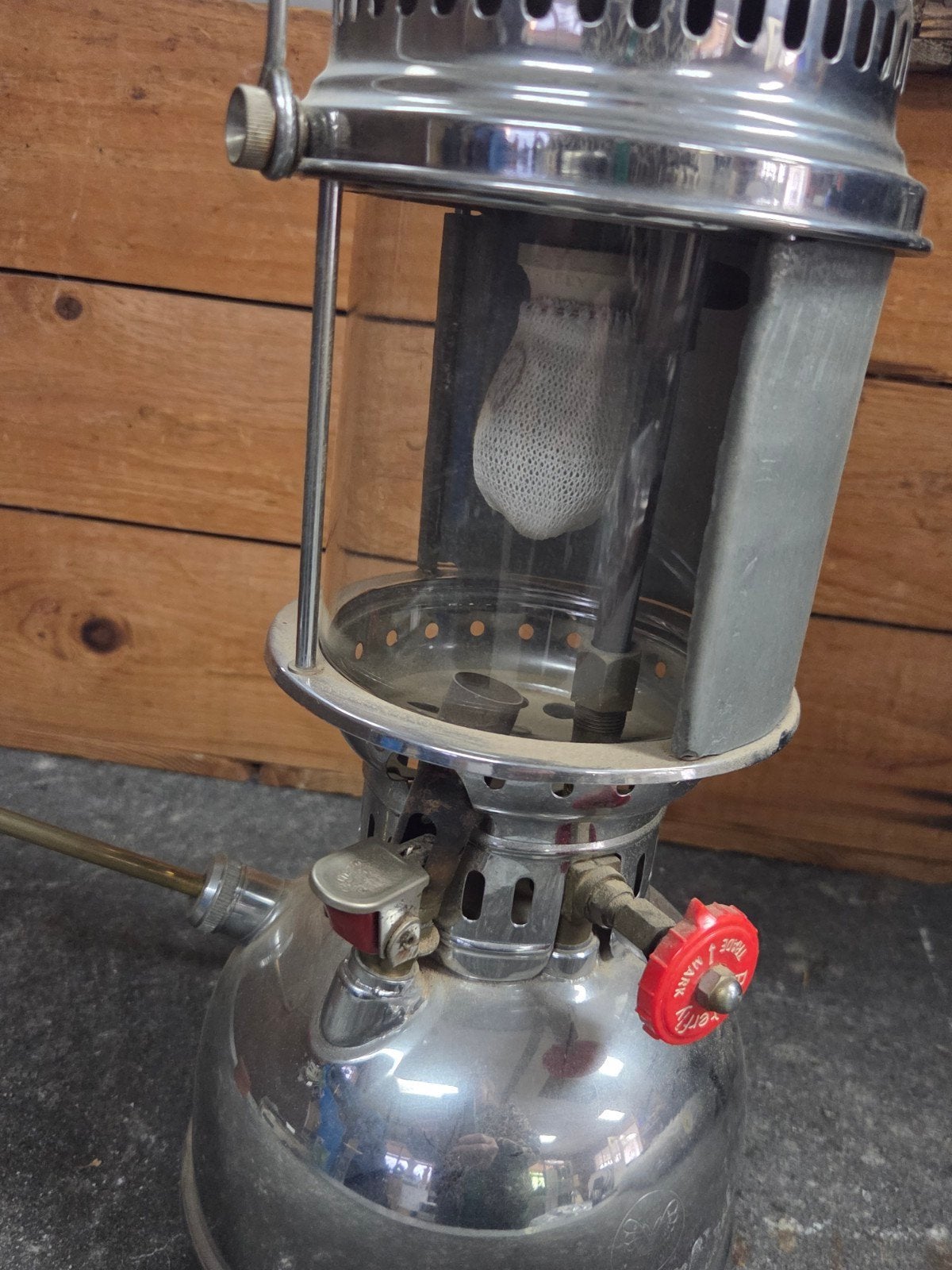 Vintage Butterfly Petroleumlamp - Kampeerlamp, Ophalen of Verzenden