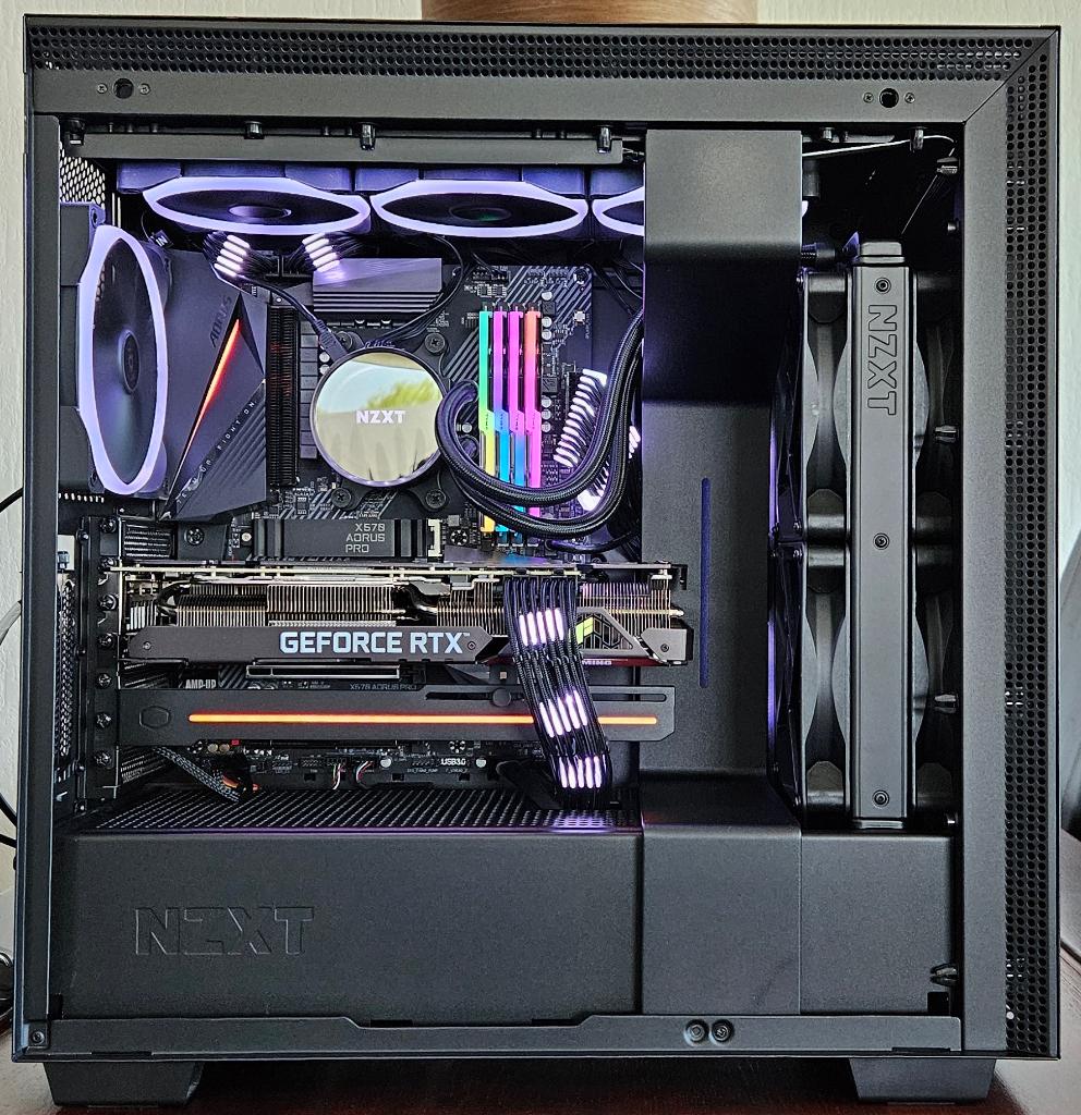 Gaming PC | RTX 3080 | Ryzen 9 3900X | 32GB RAM | 1,25TB SSD, Ophalen, 32 GB, AMD Ryzen 9 3900X, Zo goed als nieuw