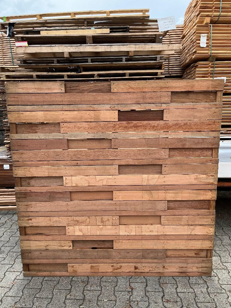 hardhouten tuinscherm, tuinafscheiding, restpartij, Ophalen, Gebruikt, 200 cm of meer, X