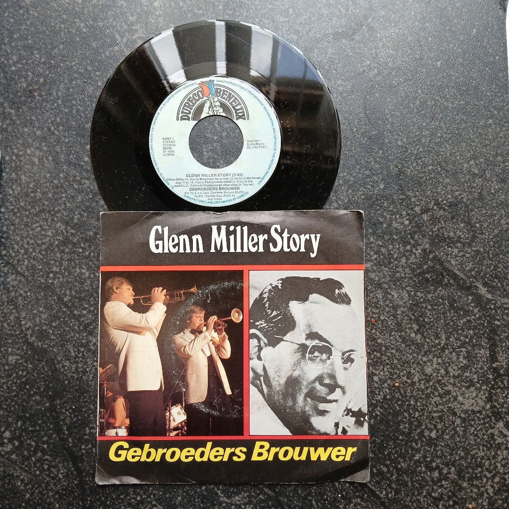 Gebroeders Brouwer /Glenn Miller Story (Piraat', Gebruikt, 7 inch, Ophalen of Verzenden, Overige typen