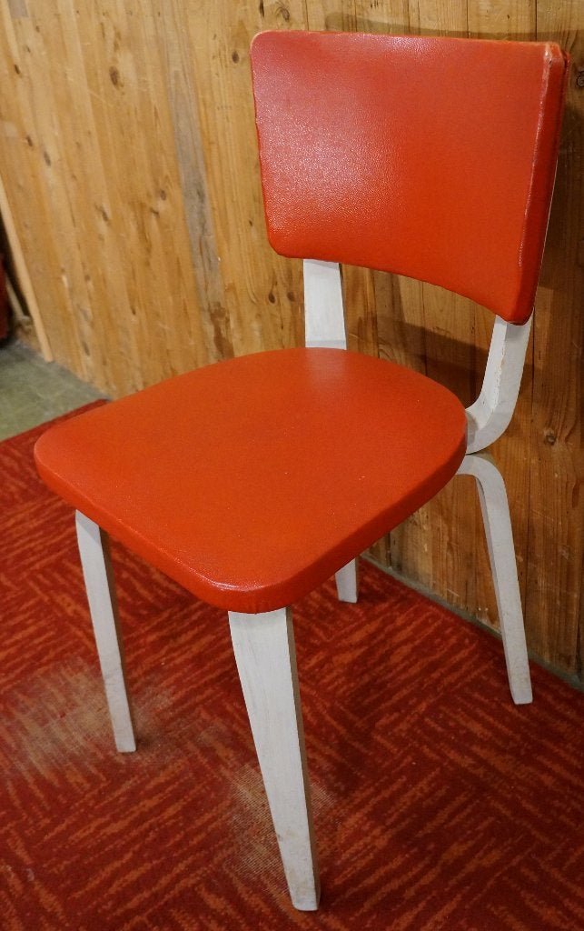 1 Playwood model 500 chair Cor Alons stoel Dutch vinyl Art, Ophalen, Gebruikt, Eén, Leer