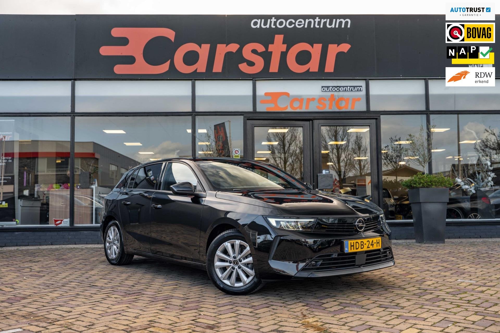 Opel ASTRA 1.2 Turbo Edition|Navi|Cruise|Camera|Car-Play, Stof, Euro 6, Zwart, Origineel Nederlands