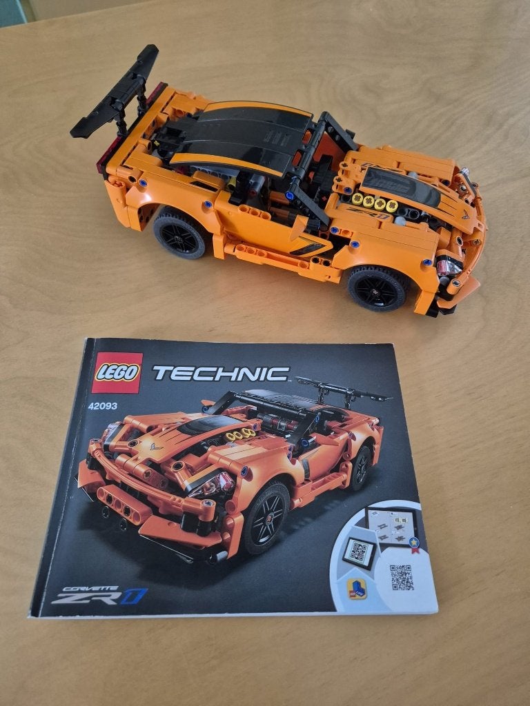 LEGO Technic 42093 -  Chevrolet Corvette ZR1, Verzenden, Lego, Inclusief instructies, Zo goed als nieuw