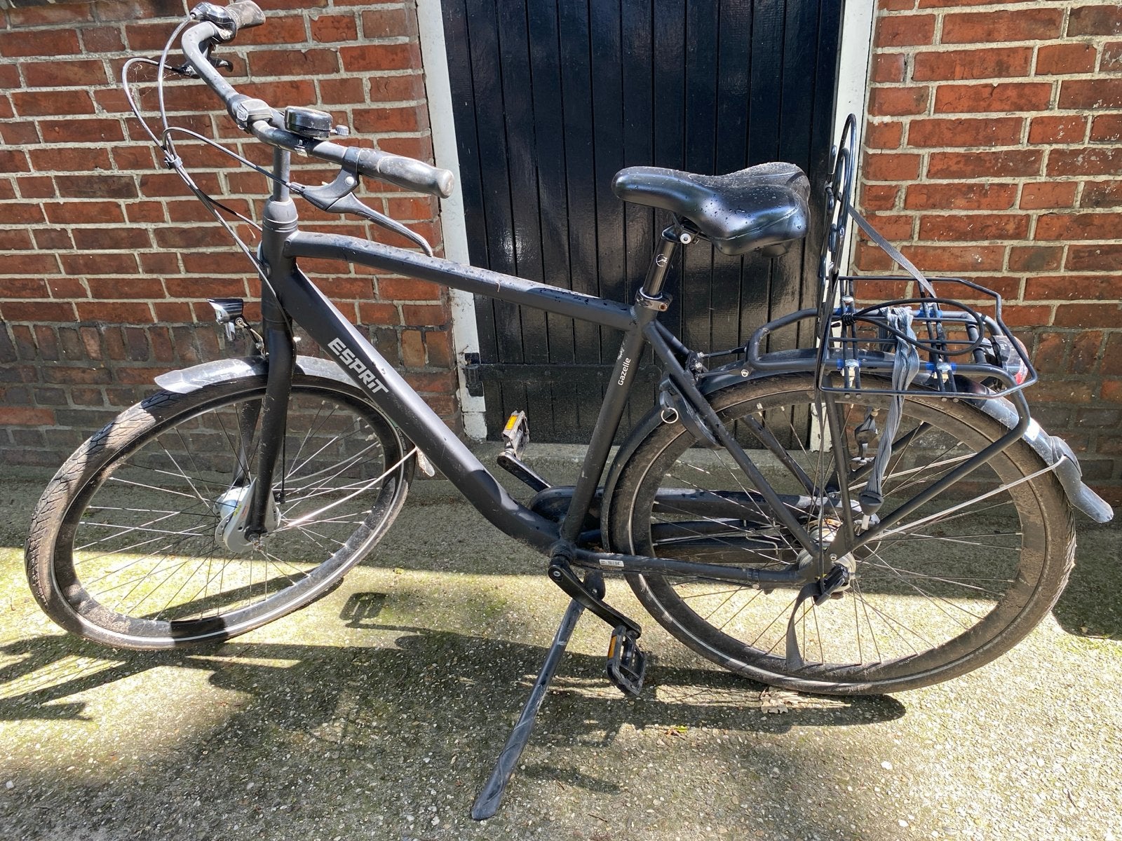 Esprit fiets zwart, Fietsen en Brommers, Gebruikt, Velgrem, 53 tot 57 cm, Ophalen