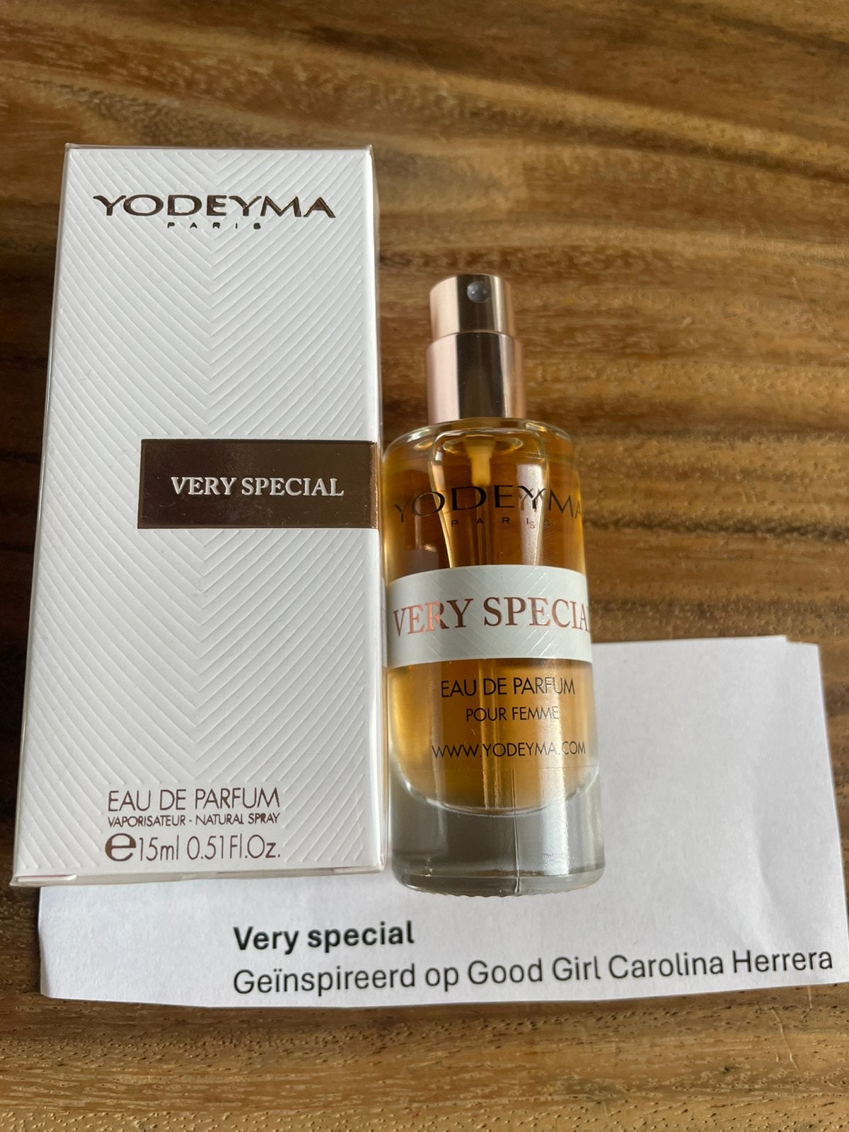 Yodeyma Very Special geïnspireerd op Good Girl Carolina H, Sieraden, Tassen en Uiterlijk, Ophalen of Verzenden, Nieuw