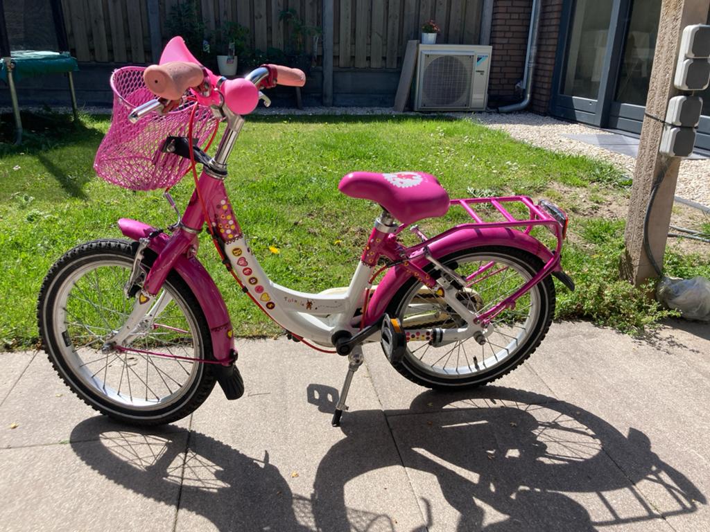 Batavus Twinkle 16 inch meisjesfiets met terugtraprem, Ophalen, Gebruikt, Terugtraprem, 16 tot 20 inch