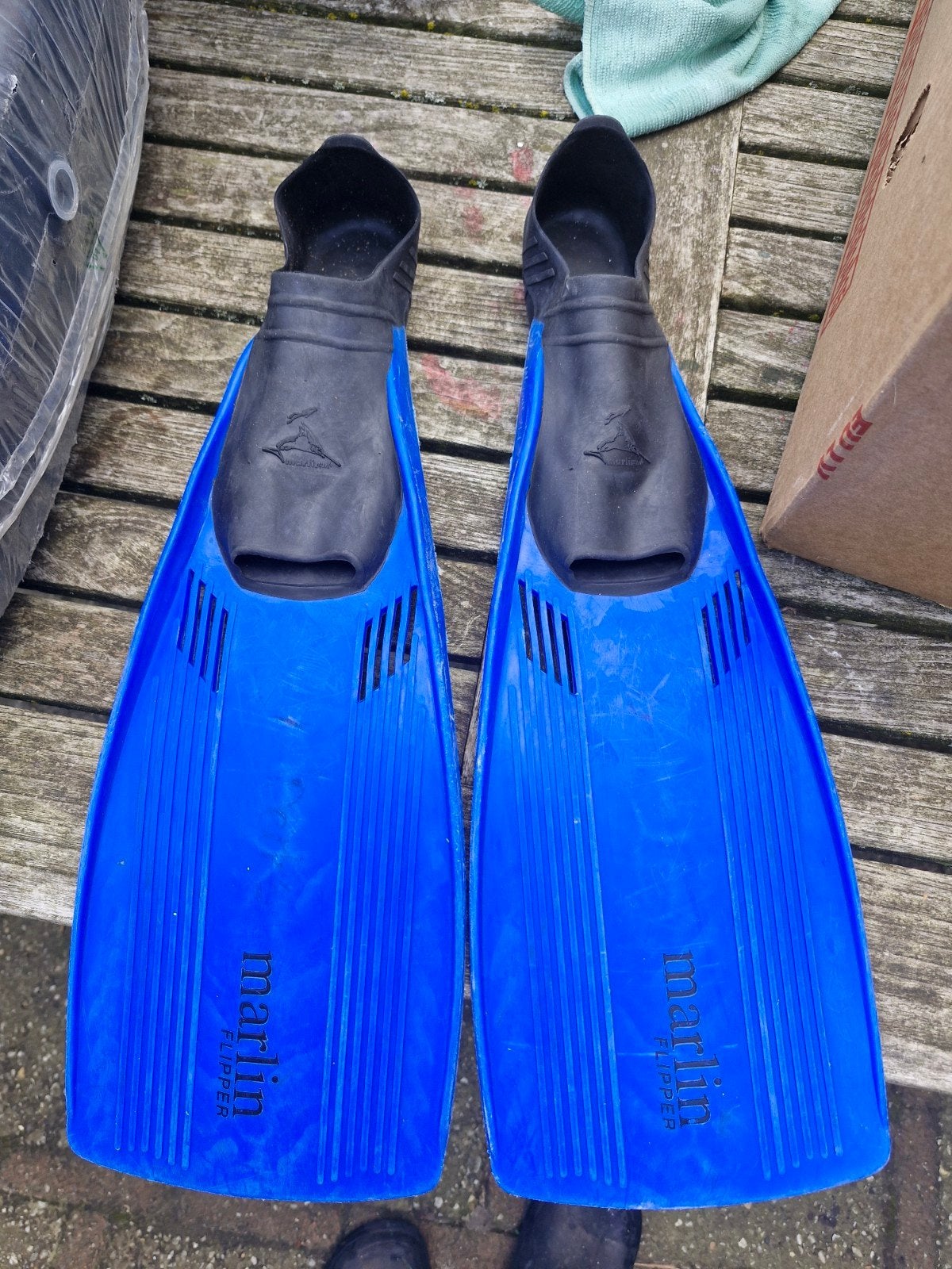 Marlin Flipper zwemvliezen, maat 35-36, Watersport en Boten, Ophalen of Verzenden, Gebruikt, Zwem- of Duikvliezen