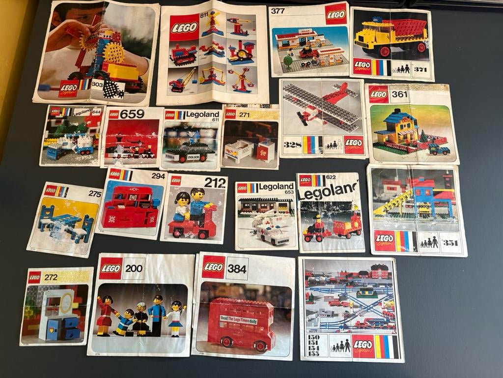 Partij lego instructie boekjes, Kinderen en Baby's, Speelgoed | Duplo en Lego, Zo goed als nieuw, Verzenden