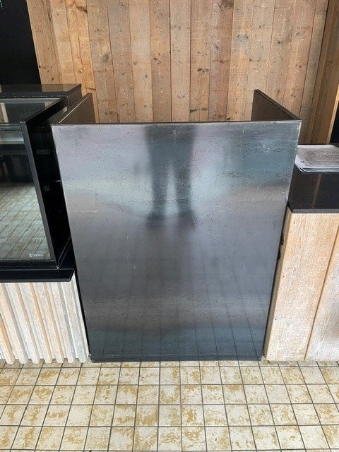 blauwstaal afdek-schot, Ophalen, Gebruikt