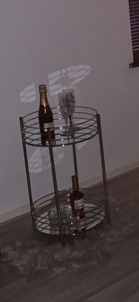 Bijzet tafel zilver, Ophalen, Overige materialen, Overige stijlen, Zo goed als nieuw