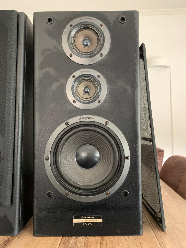 Pioneer luidsprekers CS-777, Audio, Tv en Foto, Luidsprekers, Gebruikt, 60 tot 120 watt, Front, Rear of Stereo speakers, Ophalen
