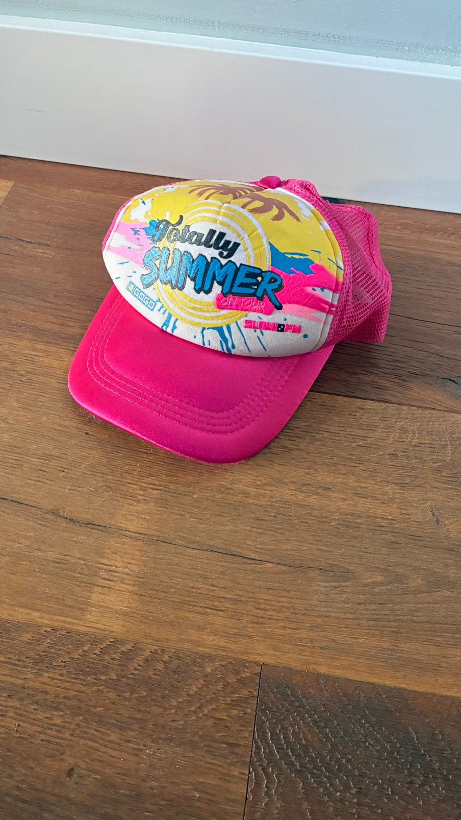 Originele Totally Summer on Tour trucker cap (SLAM!FM/ GOGO), Ophalen of Verzenden, Zo goed als nieuw, One size fits all, Pet