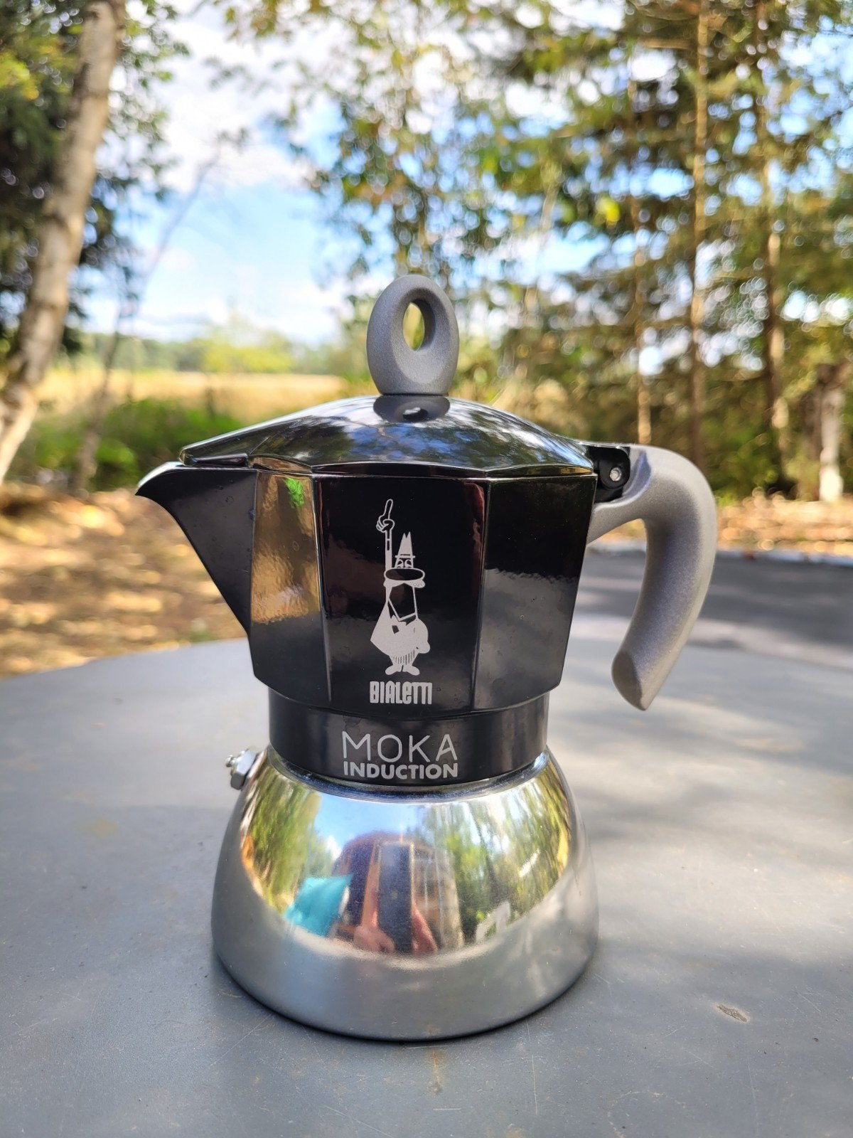 Bialetti percolator / mokapot inductie, Afneembaar waterreservoir, Overige modellen, Gemalen koffie, Ophalen of Verzenden