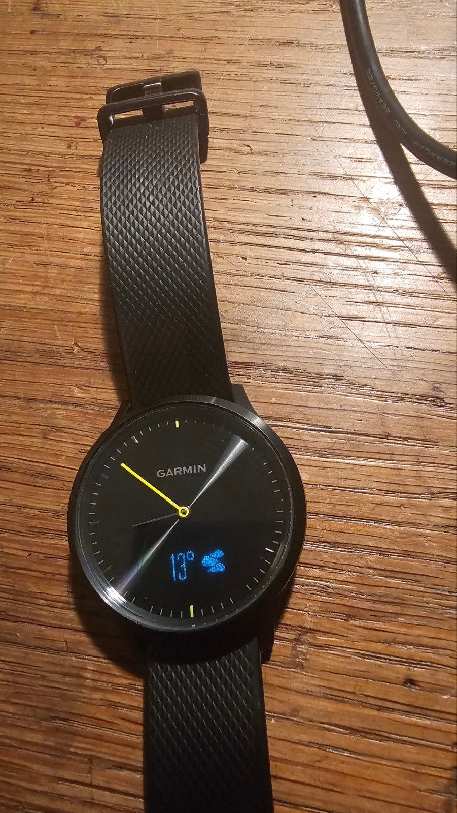 Garmin Vivomove - Hybride Horloge. Nette staat, in doos., Zwart, Garmin, Ophalen of Verzenden, Zo goed als nieuw