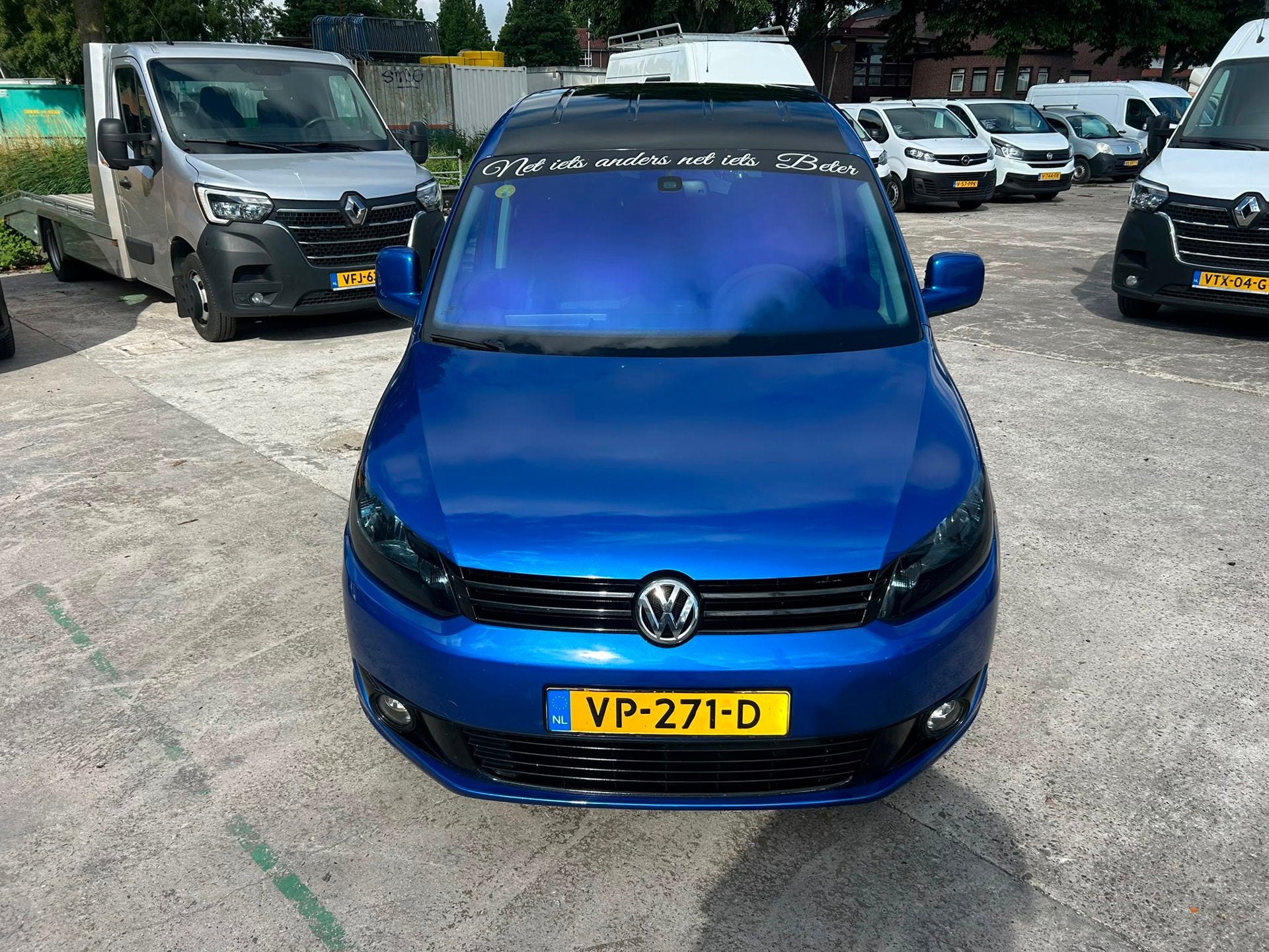 Volkswagen Caddy 1.6 tdi custom made, Auto's, Voorwielaandrijving, Euro 5, Gebruikt, 4 cilinders
