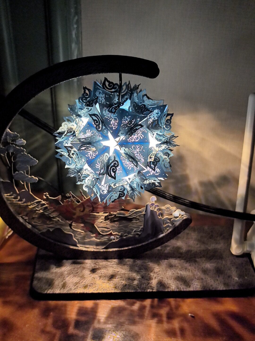 Paper carving lamp, Ophalen of Verzenden, Nieuw, Knutselwerk
