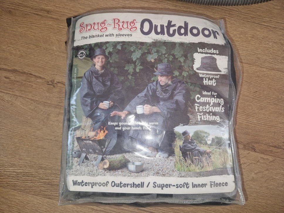 Snug-Rug waterdichte Outdoordeken met mouwen, Ophalen of Verzenden, Zo goed als nieuw
