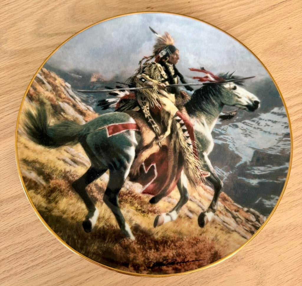 Franklin Mint Wandbord - Great Spirit, Guide My Hand, Ophalen of Verzenden
