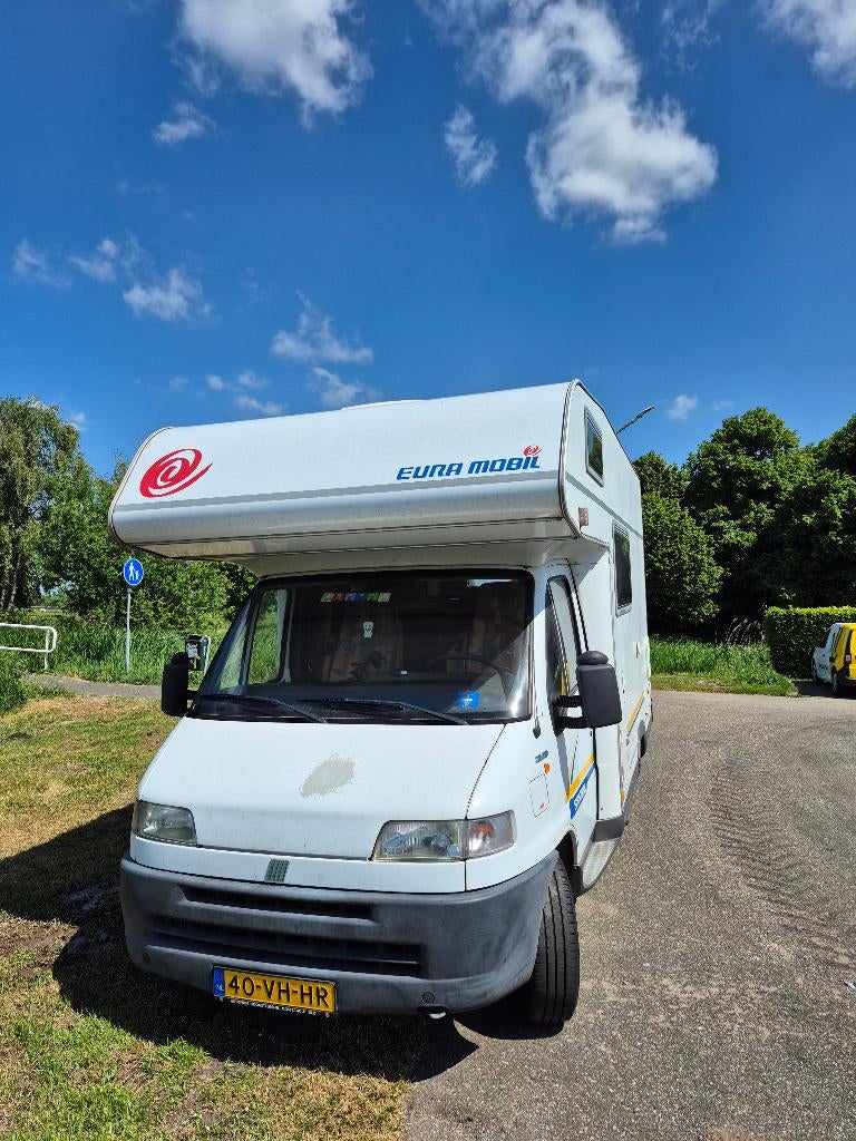 Camper Fiat Ducato / Eura Mobil, Caravans en Kamperen, Campers, Chemisch toilet, Alkoof, Ringverwarming, Fiat