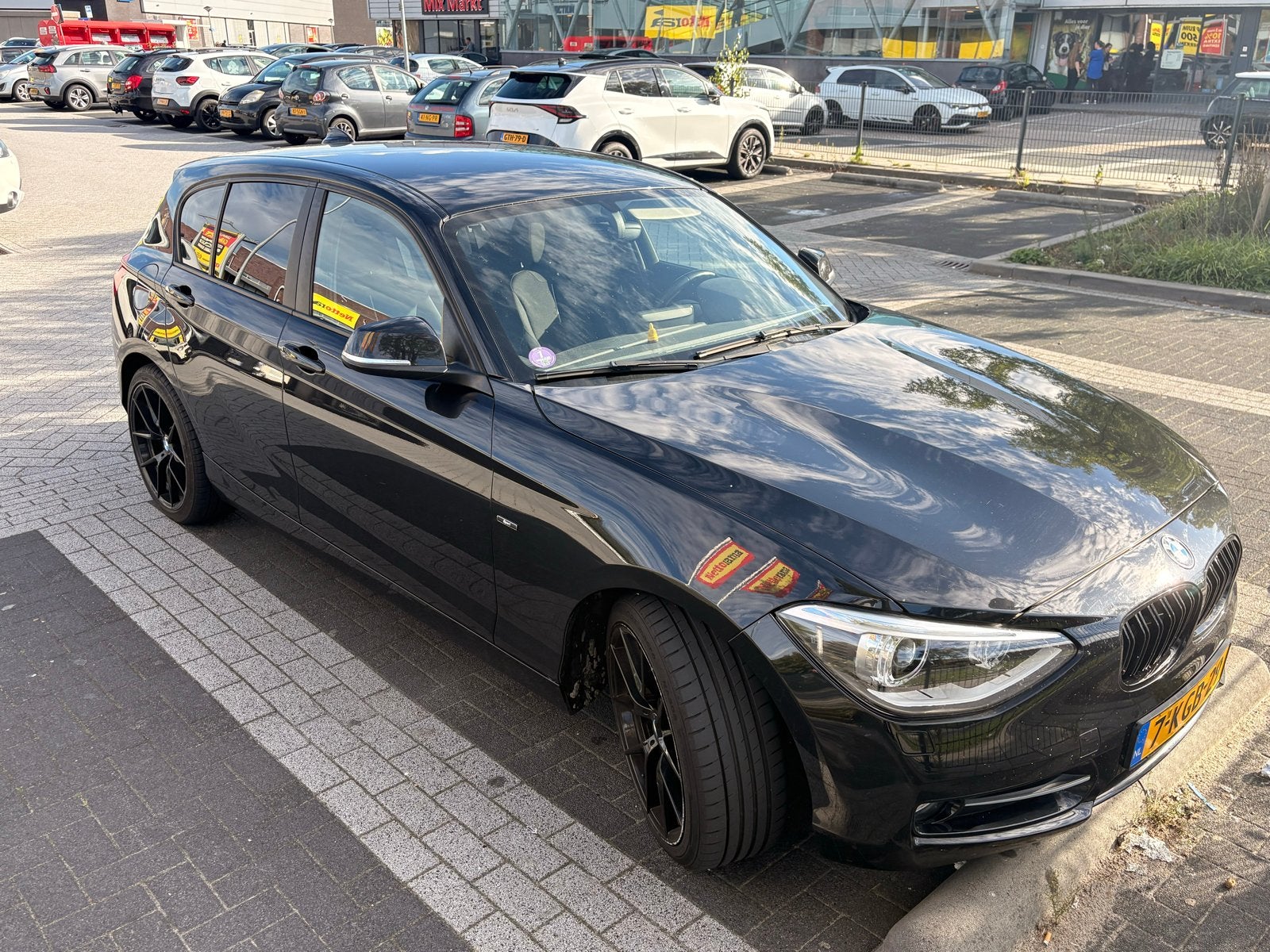 BMW 1-Serie 116I 100KW 5DR 2013 Zwart, Auto's, 1-Serie, 4 cilinders, Zwart, Origineel Nederlands