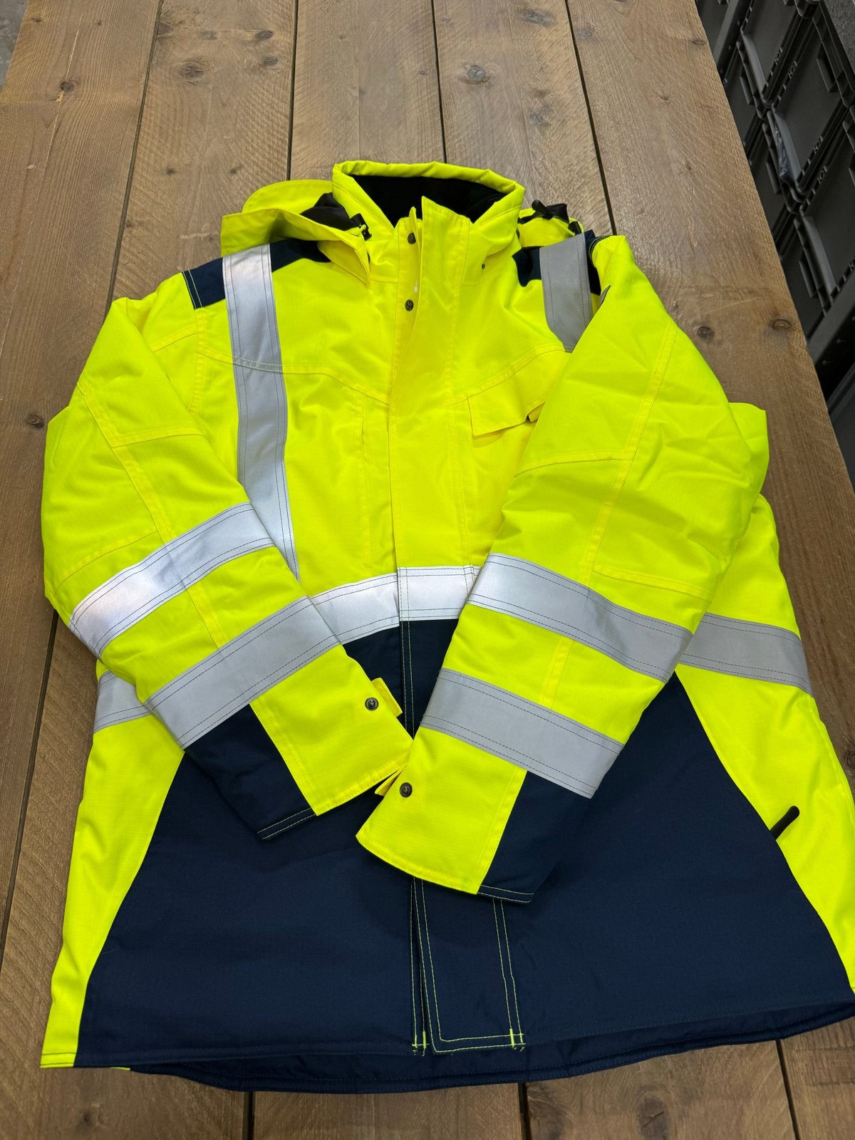 Kubler Workwear High-Vis Werkjas hardshell Maat L, Tuin en Terras, Ophalen of Verzenden, Nieuw, Heren, Jas