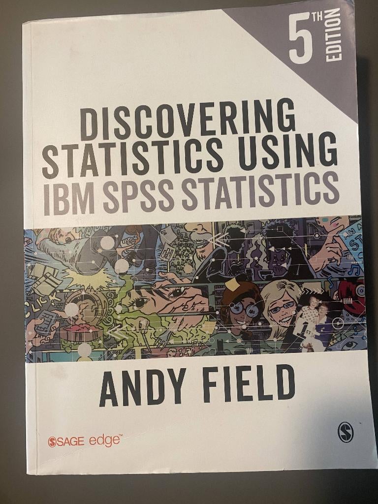 Discovering statistics using IBM SPSS statistics, Niet van toepassing, Ophalen of Verzenden, Zo goed als nieuw, Andy Field