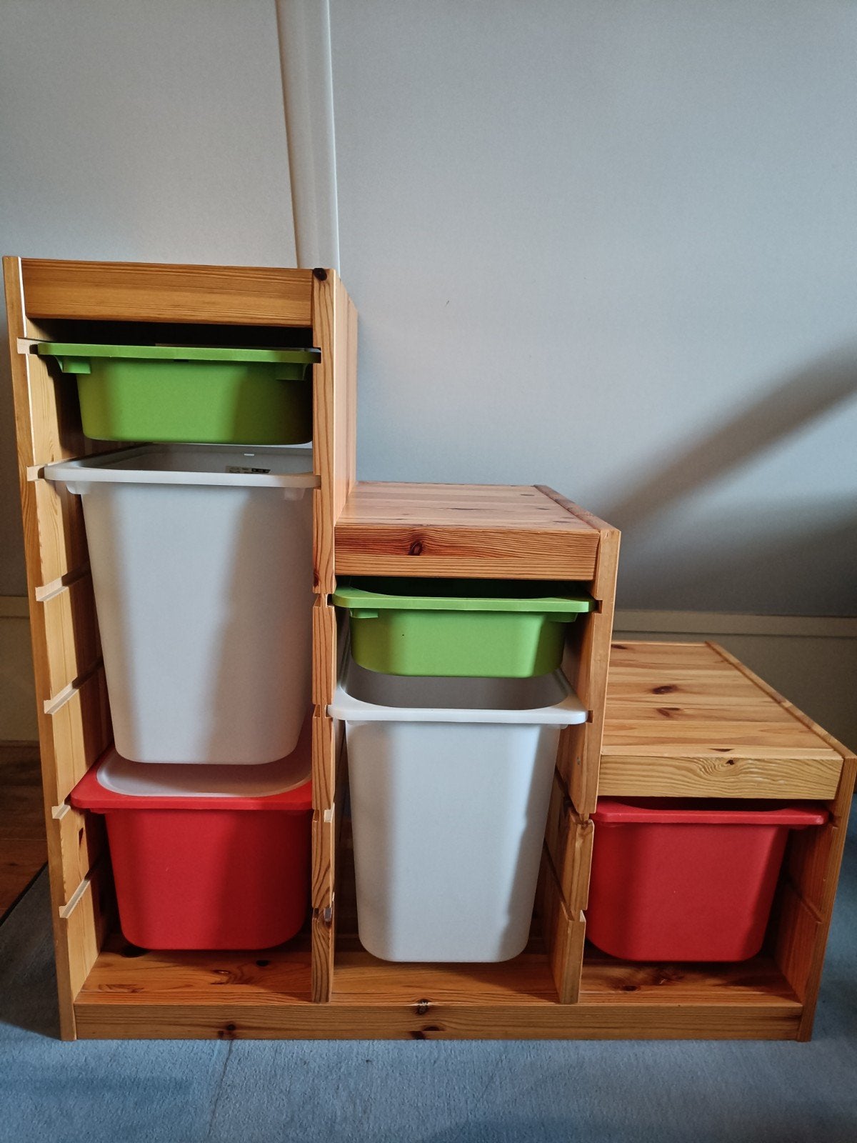 IKEA TROFAST opbergkast met bakken, Kinderen en Baby's, Ophalen, Kast, Zo goed als nieuw, 75 tot 100 cm