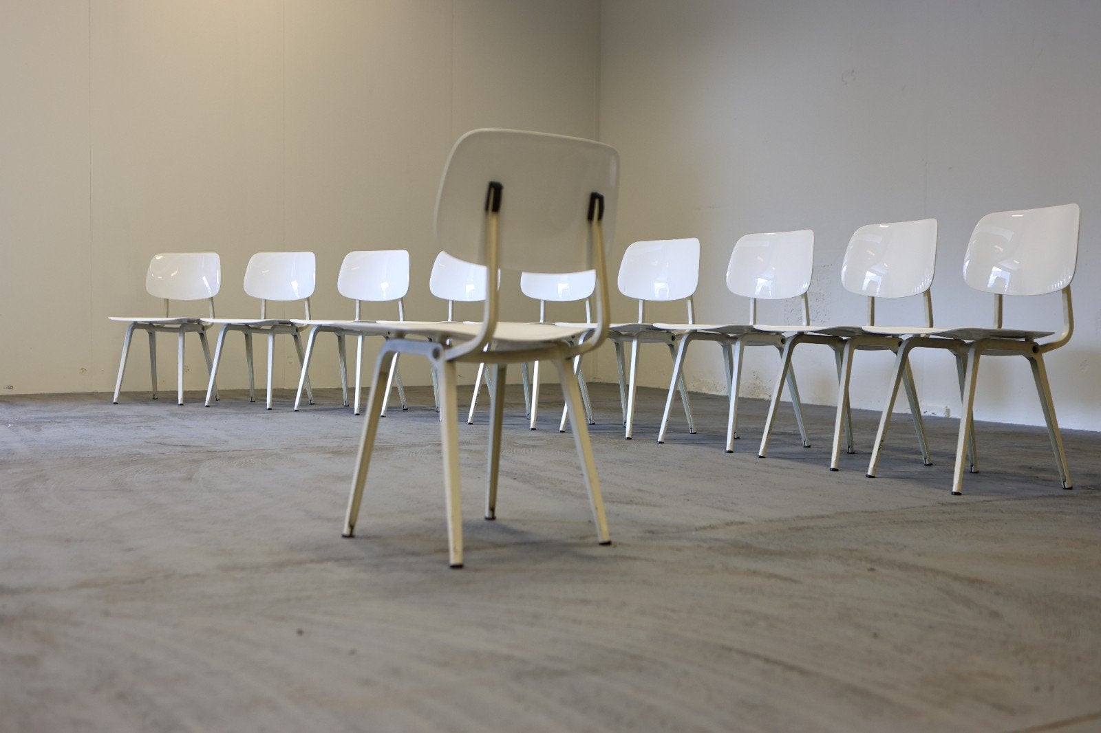 Set van 10 Friso Kramer Revolt stoelen, Ahrend de Cirkel, Ophalen of Verzenden