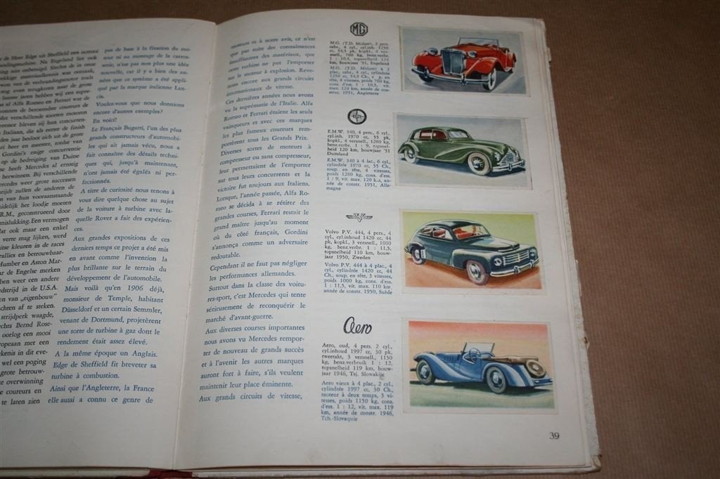 Van koets tot stroomlijn. Compleet plaatjesalbum. 1952., Boeken, Ophalen of Verzenden, Gelezen