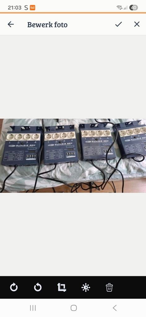 Showtec Multidim DMX Dimmer Pack (4 stuks), Ophalen of Verzenden, Gebruikt, Licht