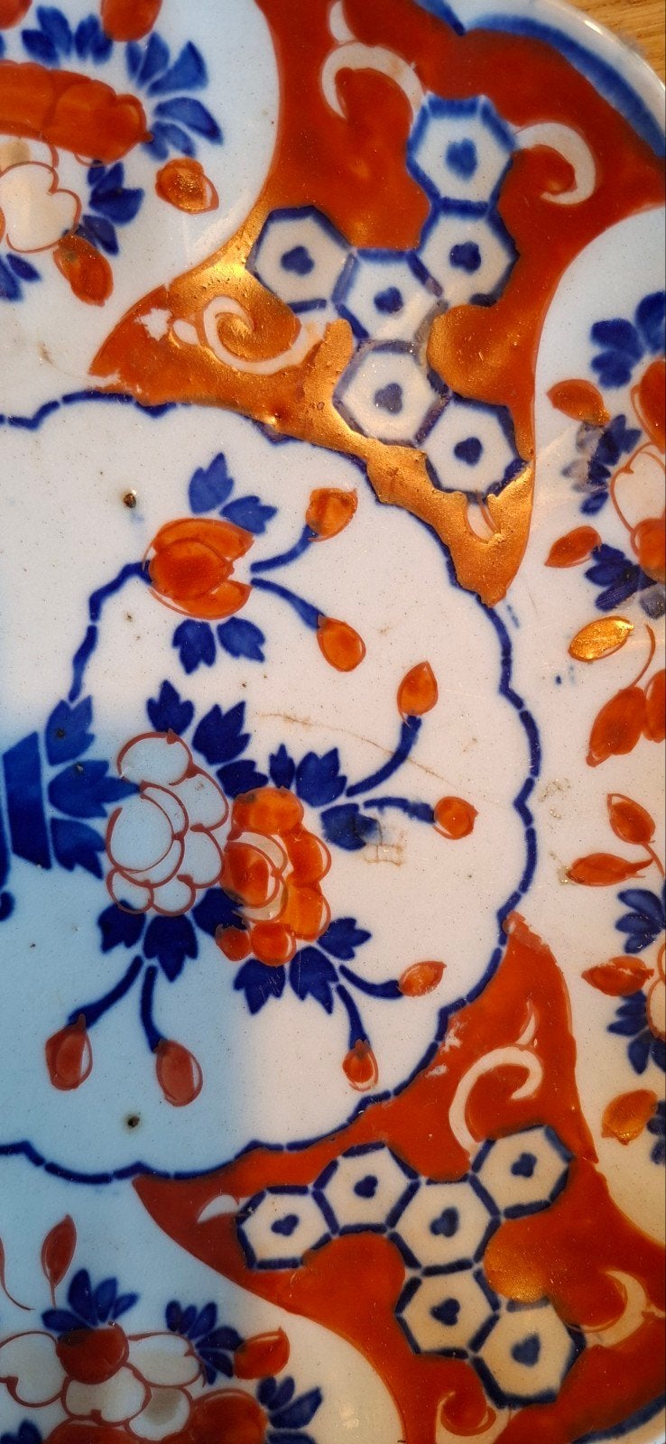 Set van 6 antieke Imari porseleinen borden, Ophalen of Verzenden