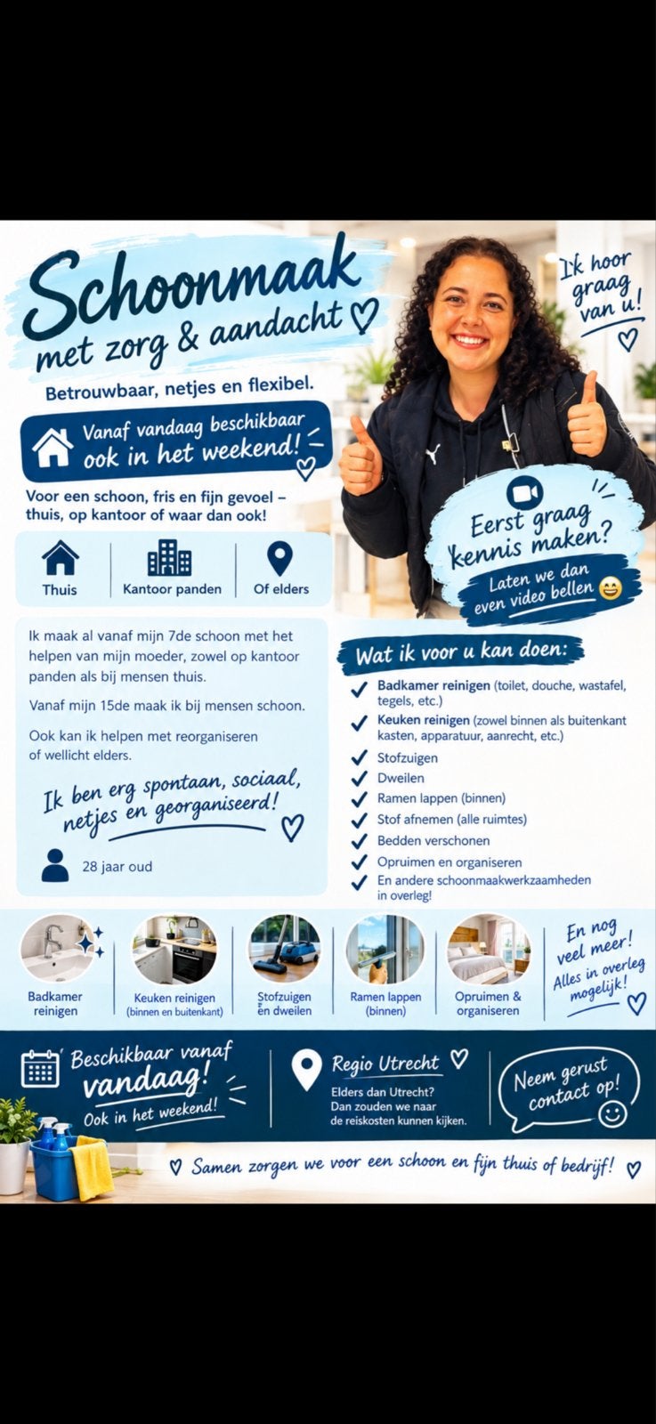 Schoonmaak / reorganisatie van woning, Vacatures