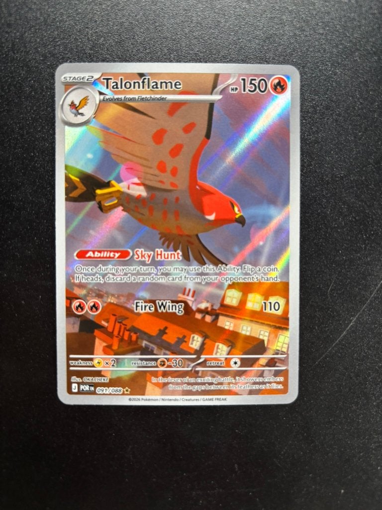 Talonflame (POR 091), Ophalen of Verzenden, Zo goed als nieuw