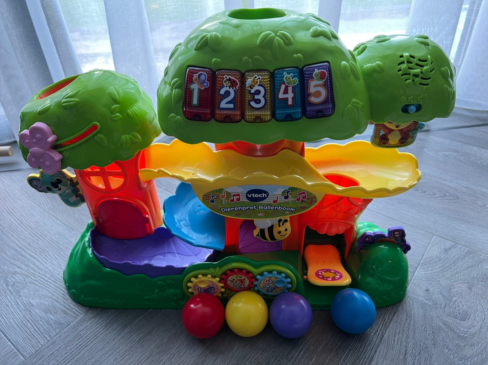Z.G.A.N. Vtech baby dierenpret ballenboom, Ophalen of Verzenden, Zo goed als nieuw, 6 maanden tot 2 jaar