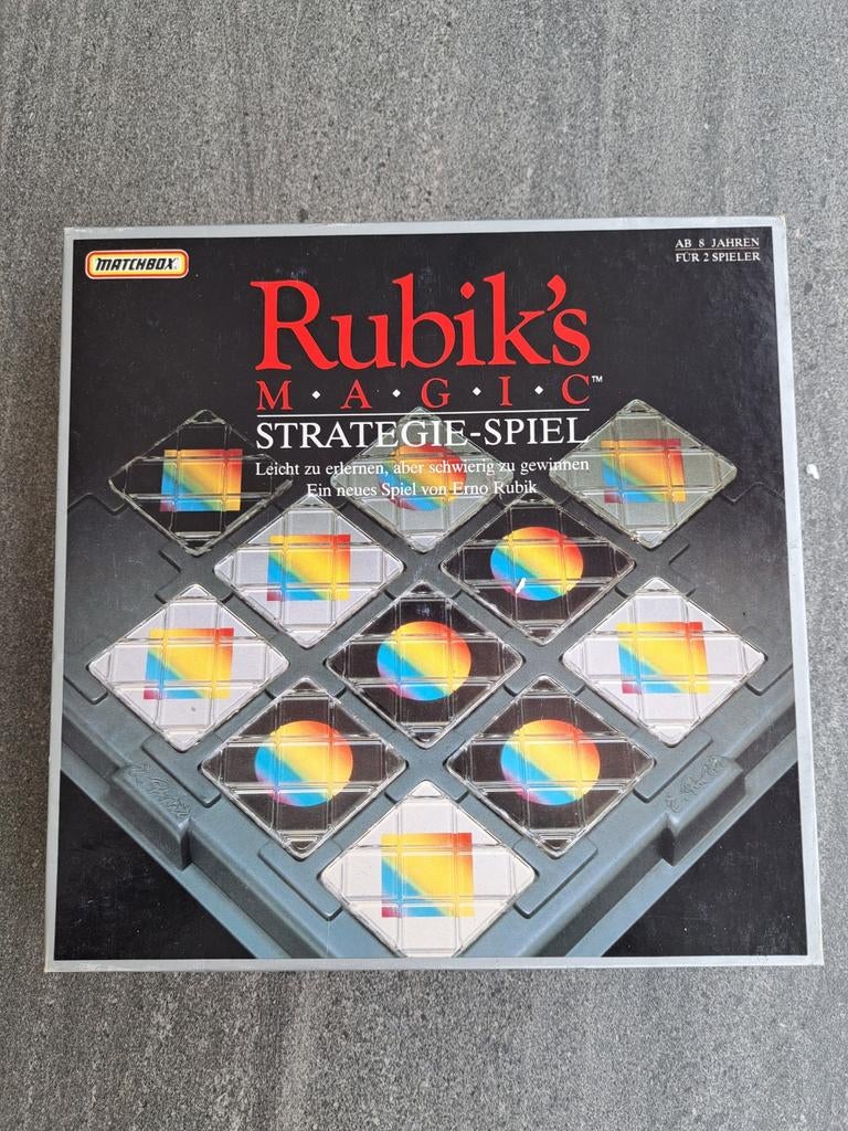 Matchbox Rubik's Magic strategie spiel spel game, Een of twee spelers, Ophalen of Verzenden, Zo goed als nieuw