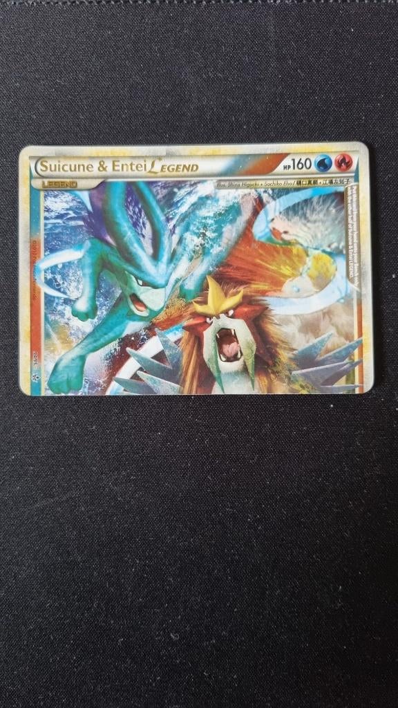 Suicune & Entei Legend (Top) 94/95, Ophalen of Verzenden, Gebruikt, Losse kaart, Foil