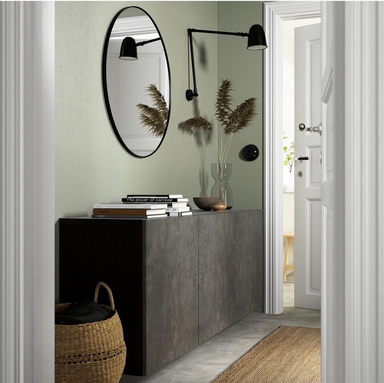 6x IKEA Kallviken deuren 60x64cm donkergrijs betonpatroon, Ophalen, Nieuw