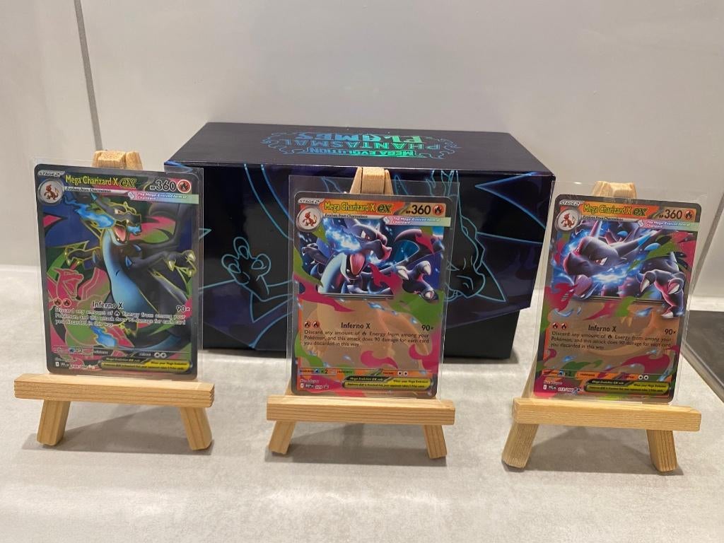 Pokémon Phantasmal Flames Set – Charizard, Full Arts en EX, Ophalen of Verzenden, Zo goed als nieuw, Meerdere kaarten
