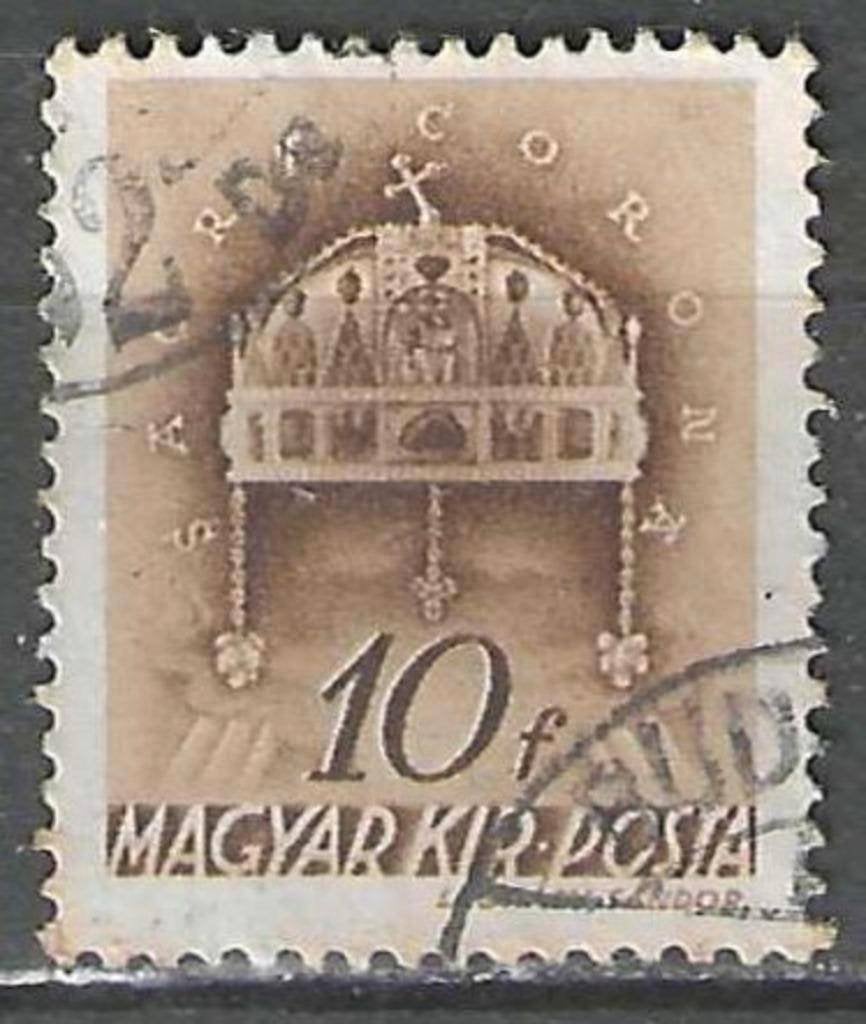 Hongarije 1939 - Yvert 529 - Stefanskroon - 10 fi. (ST), Verzenden, Gestempeld