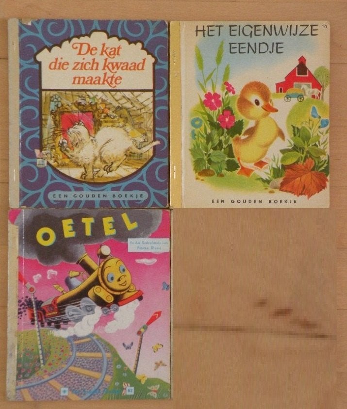 Gouden Boekjes, 3 stuks. De Bezige Bij., Boeken, Kinderboeken | Kleuters, Ophalen of Verzenden, Zo goed als nieuw, Fictie algemeen