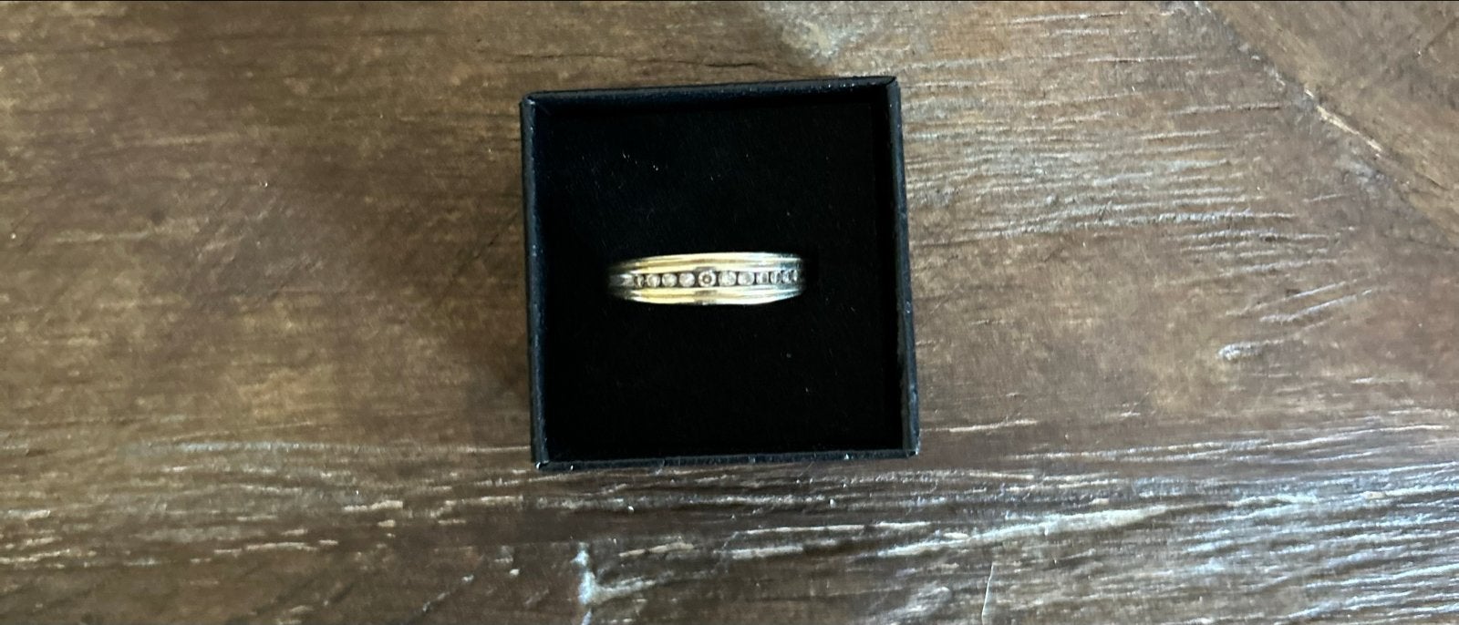 14 Karaats Gouden Ring met  Briljanten ., Gebruikt, Ophalen of Verzenden, Met edelsteen, Dame