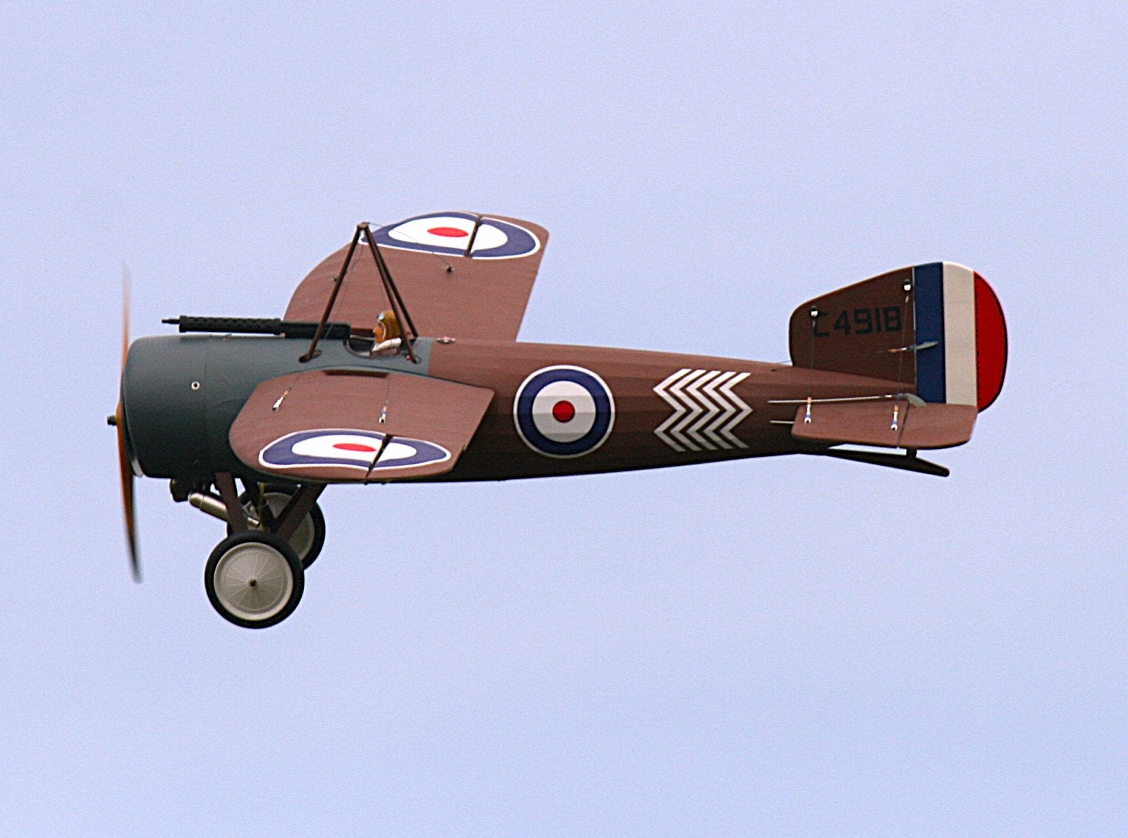 Seagull Models Bristol M1C Monoplane RC Vliegtuig, Ophalen, Zo goed als nieuw