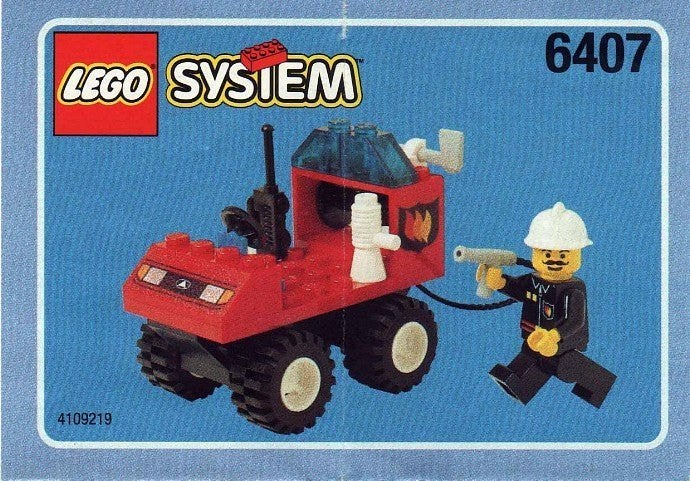 LEGO City 6407 Fire Chief, City, Lego, Nieuw, Complete set