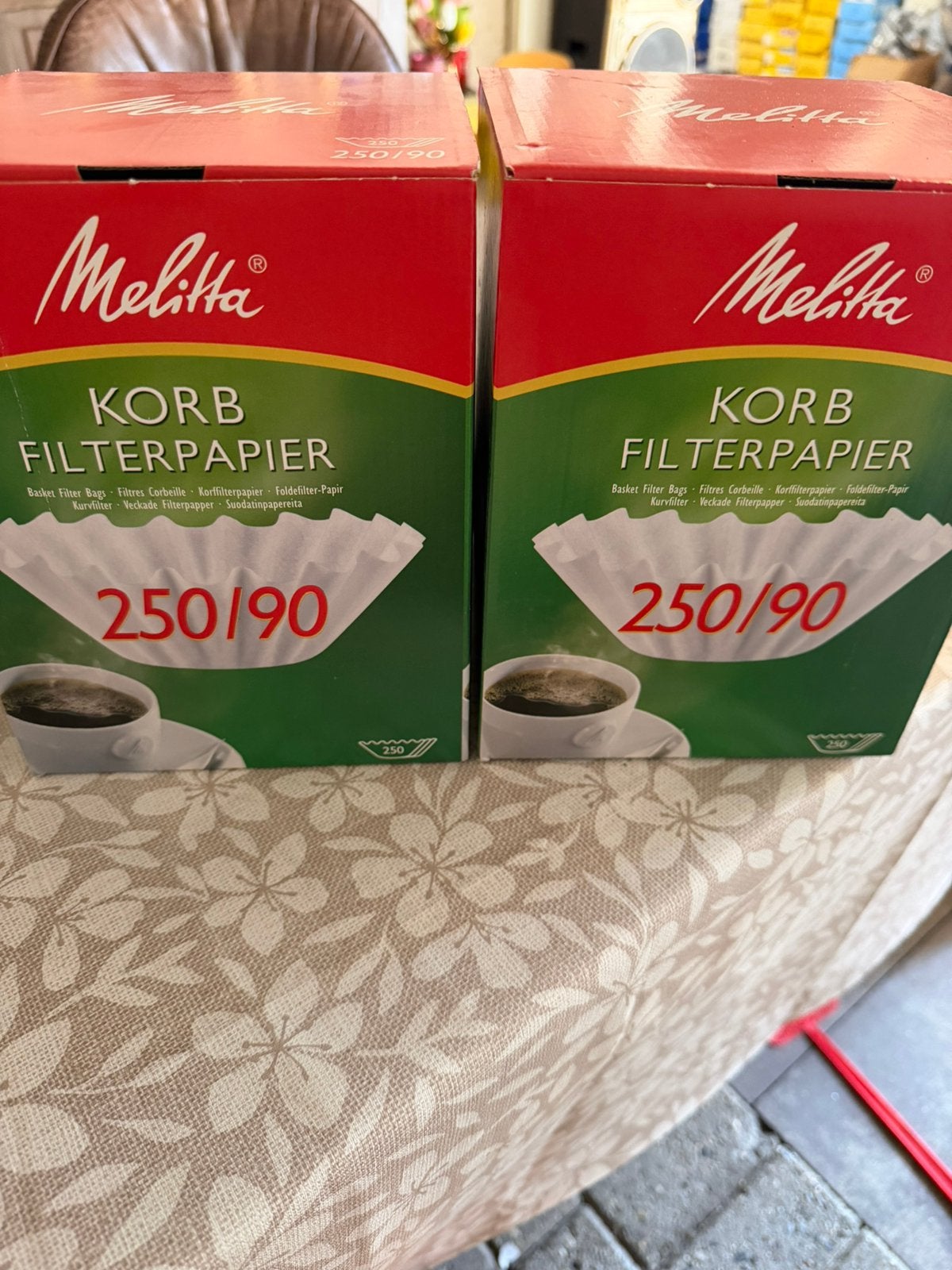 Melitta koffie filters 250/90, 10 kopjes of meer, Ophalen, Nieuw, Koffiemachine
