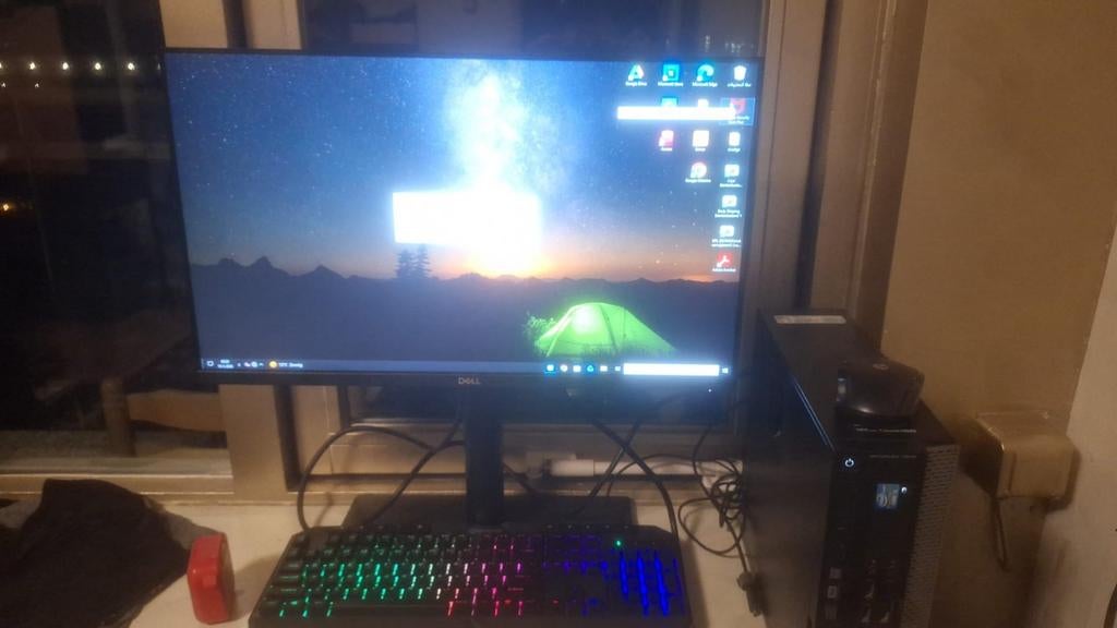Dell Optiplex 7010 i5 Desktop PC met Monitor & RGB Toetsenbo, Gebruikt, HDD, 2 tot 3 Ghz, Met monitor