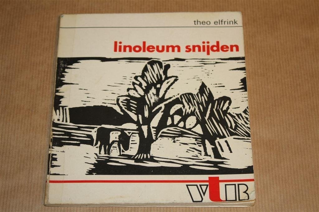 Linoleum snijden. Theo Elfrink., Ophalen of Verzenden, Gelezen, Overige onderwerpen