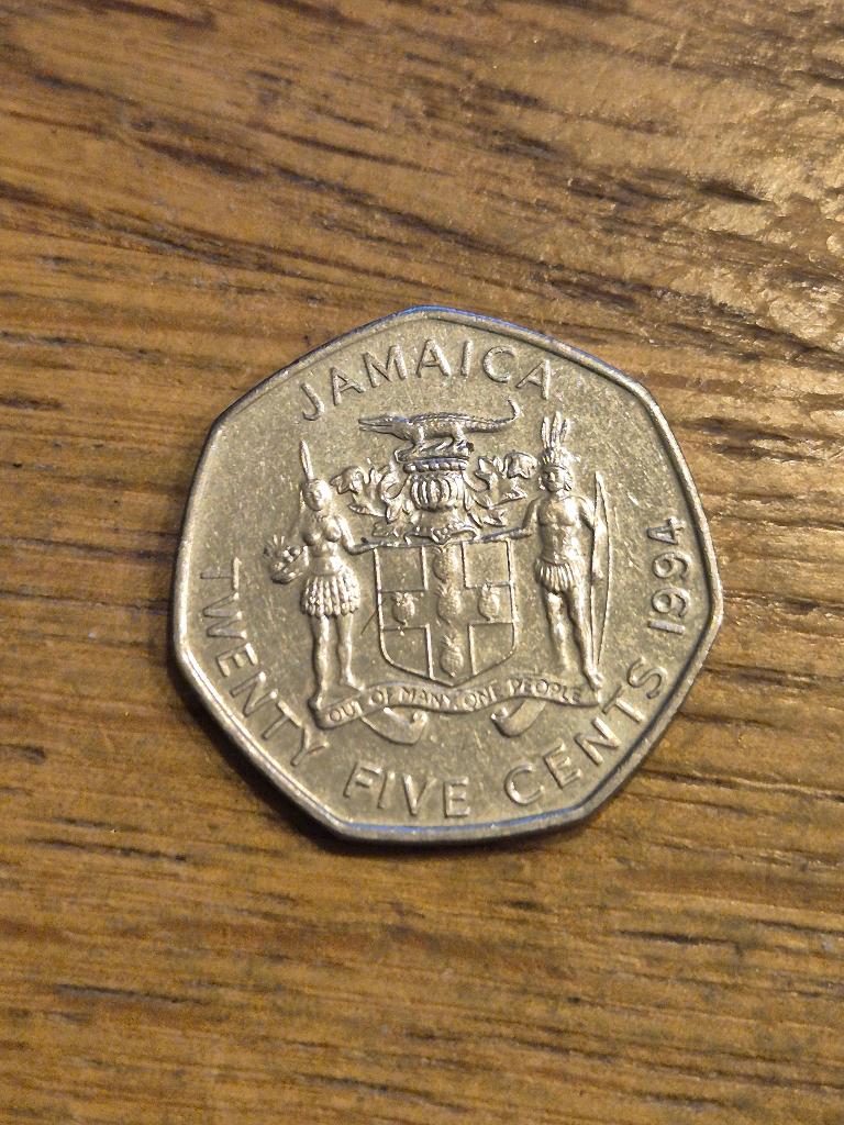 Jamaica - 25 Cents 1994, Verzenden, Midden-Amerika, Losse munt
